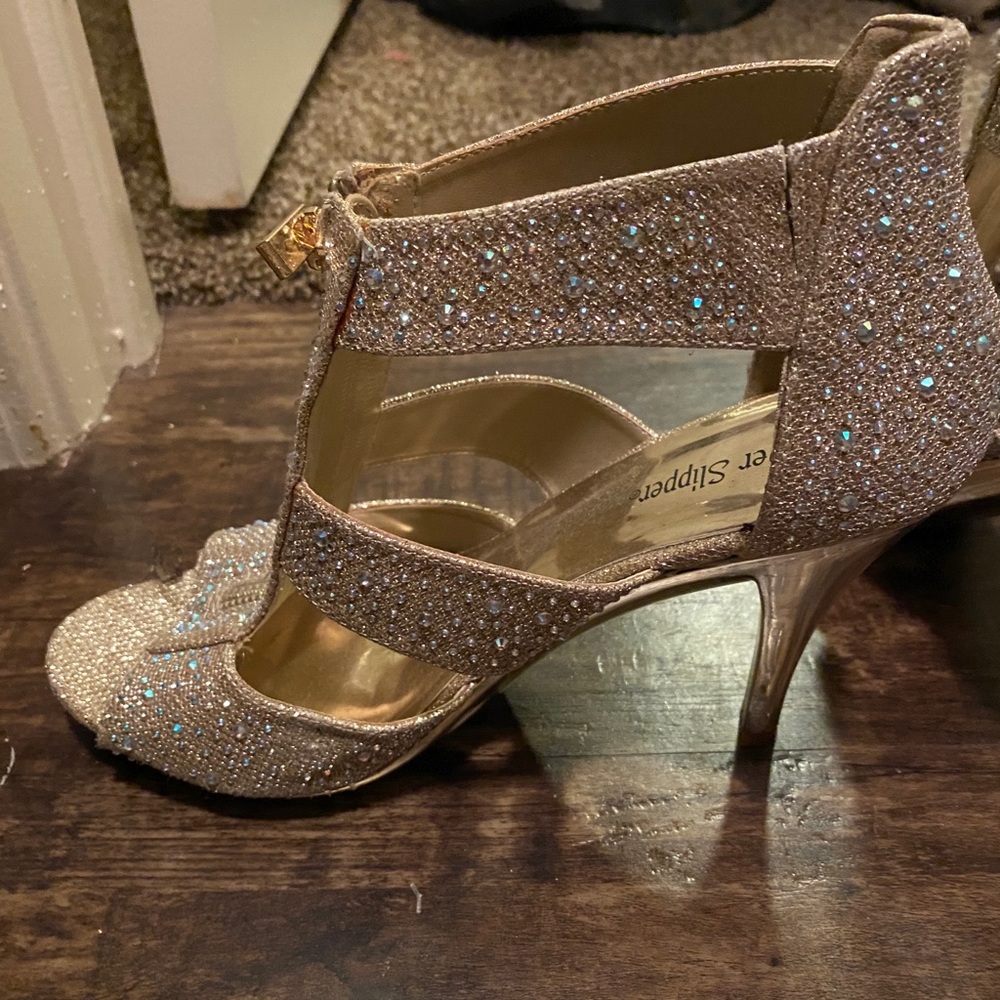 Gold heels